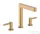 Hansgrohe FINORIS 160 3 üléses mosdó csaptelep click-clack leeresztővel, szálcsiszolt bronz 76034140