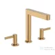 Hansgrohe FINORIS 160 3 üléses mosdó csaptelep click-clack leeresztővel, szálcsiszolt bronz 76034140