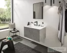 Hansgrohe FINORIS 160 3 üléses mosdó csaptelep click-clack leeresztővel, szálcsiszolt fekete króm 76034340