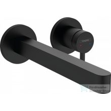   Hansgrohe FINORIS Egykaros mosdócsaptelep falsík alatti szereléshez, 22,5 cm-es kifolyóval, matt fekete, 76050670