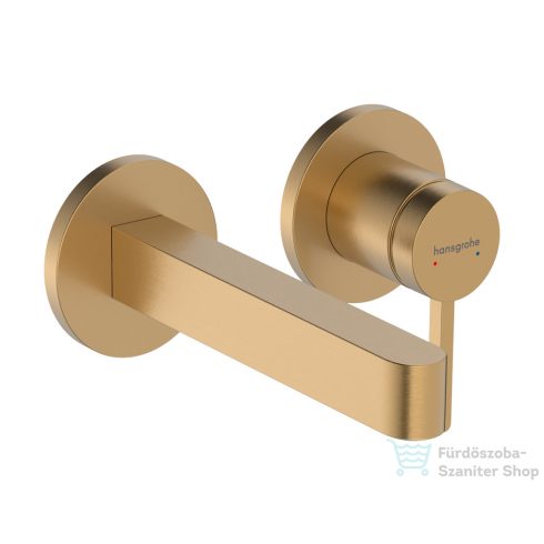 Hansgrohe Finoris falsík alatti mosdó csaptelep 16,5 cm-es kifolyóval, szálcsiszolt bronz 76051140