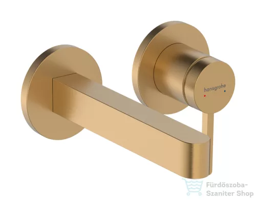 Hansgrohe Finoris falsík alatti mosdó csaptelep 16,5 cm-es kifolyóval, szálcsiszolt bronz 76051140