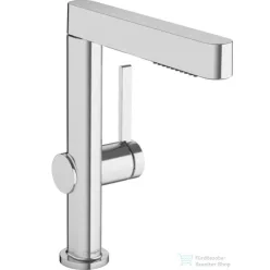   Hansgrohe FINORIS egykaros mosdó csaptelep 230, kihúzható kifolyóval, 2 jet és klik-klak leeresztővel, króm, 76063000