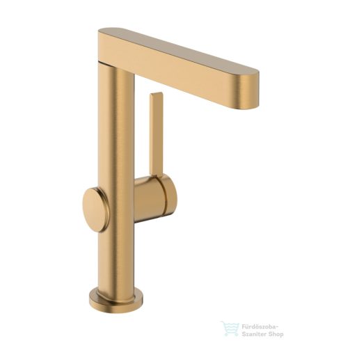 Hansgrohe FINORIS 230 2 Jet mosdó csaptelep kihúzható kifolyóval, click-clack leeresztővel, szálcsiszolt bronz 76063140