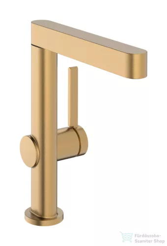 Hansgrohe FINORIS 230 2 Jet mosdó csaptelep kihúzható kifolyóval, click-clack leeresztővel, szálcsiszolt bronz 76063140