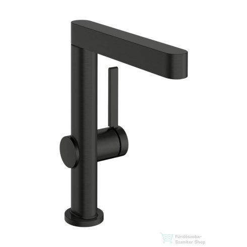 Hansgrohe FINORIS 230 2 Jet mosdó csaptelep kihúzható kifolyóval, click-clack leeresztővel, szálcsiszolt fekete króm 76063340