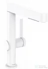 Hansgrohe FINORIS egykaros mosdó csaptelep 230, kihúzható kifolyóval, 2 jet és klik-klak leeresztővel, matt fehér 76063700