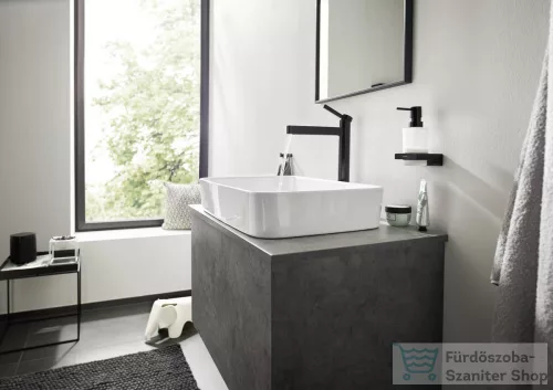 Hansgrohe FINORIS egykaros mosdó csaptelep 260, mosdótálakhoz, klik-klak leeresztővel, matt fekete 76070670