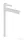Hansgrohe FINORIS 260 hidegindításos, magasított mosdó csaptelep click-clack leeresztővel, matt fehér 76072700