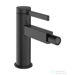   Hansgrohe Finoris bidé csaptelep click-clack leeresztővel, szálcsiszolt fekete króm 76200340