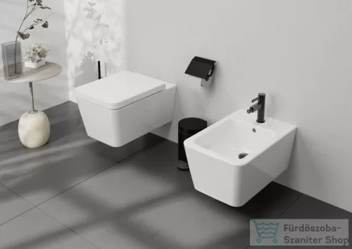 Hansgrohe Finoris bidé csaptelep click-clack leeresztővel, szálcsiszolt fekete króm 76200340