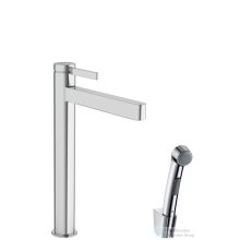   Hansgrohe Finoris magasított mosdócsaptelep 260, bidé kézizuhannyal és 160cm-es gégecsővel,króm 76220000