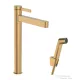 Hansgrohe Finoris magasított mosdócsaptelep 260, bidé kézizuhannyal és 160cm-es gégecsővel, szálcsiszolt bronz 76220140