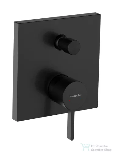 Hansgrohe Finoris falsík alatti kád/zuhany csaptelep, szálcsiszolt fekete króm 76415340
