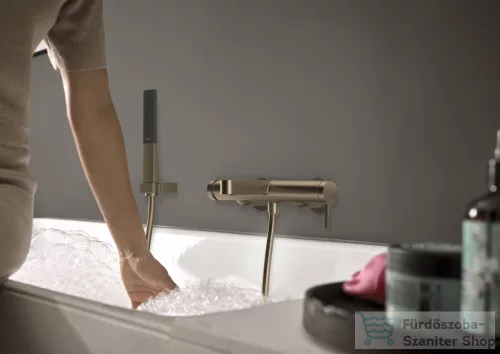 Hansgrohe FINORIS kádtöltő csaptelep zuhanyszett nélkül, szálcsiszolt bronz 76420140