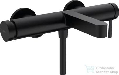 Hansgrohe FINORIS kádtöltő csaptelep, zuhanyszett nélkül, matt fekete 76420670