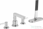 Hansgrohe FINORIS 4 üléses kádperemre szerelhető kád csaptelep, króm 76444000