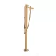 Hansgrohe FINORIS szabadon álló kádtöltő csaptelep, szálcsiszolt bronz 76445140