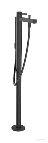 Hansgrohe FINORIS szabadon álló kádtöltő csaptelep, szálcsiszolt fekete króm 76445340