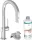Hansgrohe AQUITTURA M91 vízszűrős mosogató csaptelep 210, kihúzható zuhanyfejjel, 1jet, sBox, indulókészlet, króm 76800000