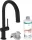 Hansgrohe AQUITTURA M91 vízszűrős mosogató csaptelep 210, kihúzható zuhanyfejjel, 1jet, sBox, indulókészlet, matt fekete 76800670
