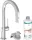 Hansgrohe AQUITTURA M91 vízszűrős konyhai csaptelep 210, kihúzható zuhanyfejjel, 1jet, indulókészlettel,króm 76801000