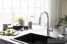 Hansgrohe AQUITTURA M91 vízszűrős konyhai csaptelep 210, kihúzható zuhanyfejjel, 1jet, indulókészlettel,króm 76801000