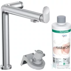   Hansgrohe AQUITTURA M91 vízszűrős mosogató csaptelep 240, 1jet, indulókészlet, króm 76802000