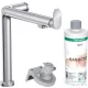 Hansgrohe AQUITTURA M91 vízszűrős mosogató csaptelep 240, 1jet, indulókészlet, króm 76802000