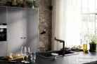 Hansgrohe AQUITTURA M91 vízszűrős mosogató csaptelep 240, 1jet, indulókészlet, matt fekete 76802670