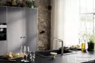 Hansgrohe AQUITTURA M91 vízszűrős mosogató csaptelep 240, 1jet, indulókészlet, nemesacél felület 76802800
