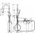 Hansgrohe AQUITTURA M91 vízszűrős mosogató csaptelep 210, kihúzható zuhanyfejjel, 1jet, króm 76803000