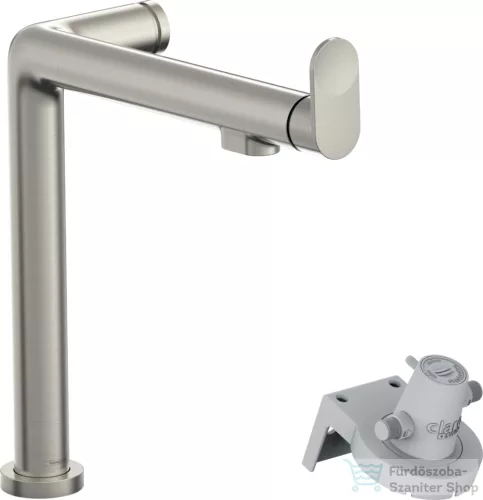 Hansgrohe AQUITTURA M91 vízszűrős mosogató csaptelep 240, 1jet, nemesacél felület 76804800