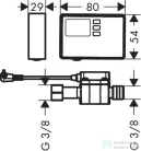 Hansgrohe Aqittura M91 F23 áramlásmérő 76818000