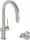 Hansgrohe AQUITTURA M91 vízszűrős mosogató csaptelep 210, kihúzható zuhanyfejjel, 1jet, sBox, nemesacél 76826800