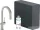 Hansgrohe Aqittura M91 210 mosogató csaptelep és szóda készítő kihúzható zuhanyfejjel,1 jet,sBox,rozsdamentes acél 76836800