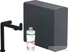 Hansgrohe AQUITTURA M91 vízszűrős mosogató csaptelep és szódakészítő rendszer 240, 1jet, sBox, matt fekete 76837670