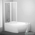 Ravak VSK2 Rosa 140 balos kádparaván,Fehér+transparent 76L70100Z1