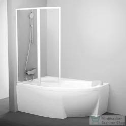   Ravak VSK2 Rosa 140 balos kádparaván,Fehér+transparent 76L70100Z1