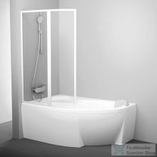   Ravak VSK2 Rosa 160 balos kádparaván,Fehér+transparent 76L90100Z1
