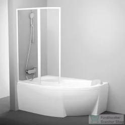   Ravak VSK2 Rosa 160 balos kádparaván,Fehér+transparent 76L90100Z1