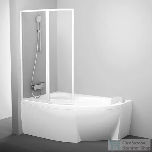 Ravak VSK2 Rosa 170 balos kádparaván,Fehér+transparent 76LB0100Z1
