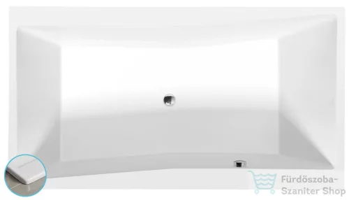 Sapho QUEST egyenes kád 190x100x49 cm, fehér 78531S