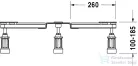 Duravit Accessories tartóláb akril zuhanytálcához,100 cm alatti mérethez,790102000000000