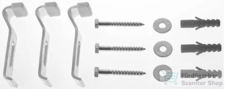 Duravit Accessories rögzítő D-Code/D-Neo/Duravit No.1 fürdőkádak és D-Code zuhanytálcák szereléséhez,790125000000000
