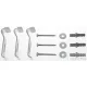 Duravit Accessories rögzítő D-Code/D-Neo/Duravit No.1 fürdőkádak és D-Code zuhanytálcák szereléséhez,790125000000000