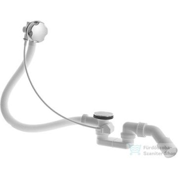   Duravit D-Code le- és túlfolyógarnitúra, króm 790225000001000 ( 790225 )