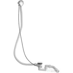   Duravit D-Code le- és túlfolyógarnitúra, hosszított, króm 790227000001000 ( 790227 )