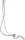 Duravit D-Code le- és túlfolyógarnitúra, hosszított, króm 790227000001000 ( 790227 )
