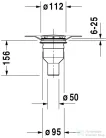 Duravit Accessories zuhanytálca lefolyó,króm790269000001000